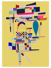 Kandinsky Yellow Painting - Art Print
